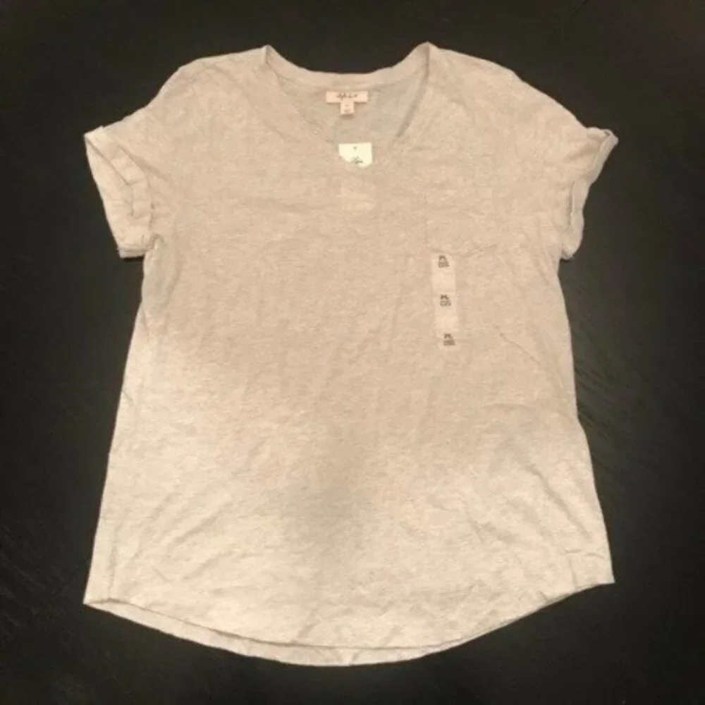 NWT Style & Co Burnout Short Sleeve T-Shirt